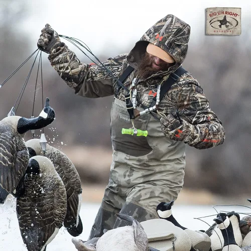 Vista 7 de Rig'Em Right Aves acuáticas preaparejadas Xtreme sin enredos Texas Rig Señuelo Anclajes para caza de patos