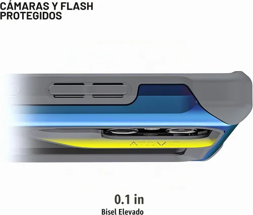 Vista 4 de Ghostek ATOMIC - Funda delgada para iPhone 14 Pro Max para mujer, con anillo MagSafe, parte trasera transparente, a prueba de golpes, resistente
