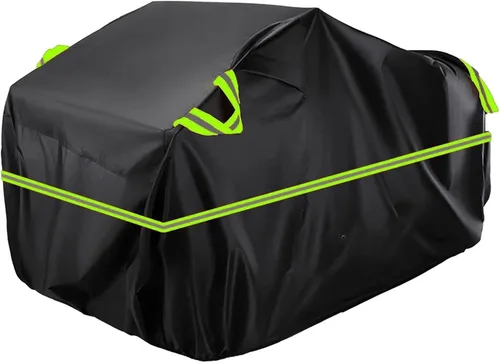 UTV Cover 4 Seater 420D Waterproof for Polaris RZR 1000 S Motorcycle Dustproof Covers丨4-6 Seater Heavy Duty with Reflective Strips Cover