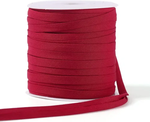 Vista 9 de Cinta al bies de doble pliegue de 1/4 de pulgada, cinta de unión bies de doble pliegue de 18 yardas por rollo para manualidades, costura, costura