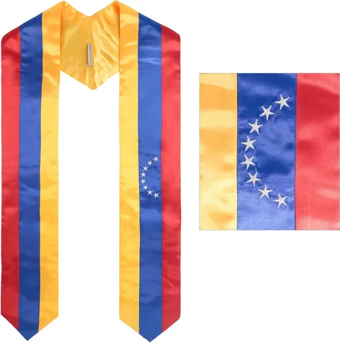 Vista 4 de GraduationMall Bandera nacional de graduación para estudios a bordo de estudiantes internacionales 717in de longitud