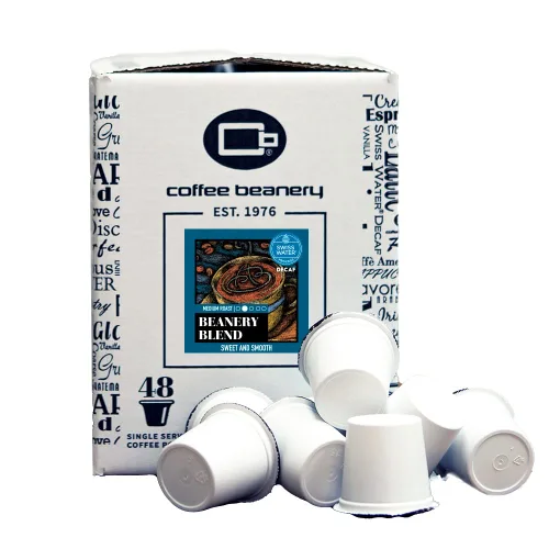 Vista 61 de Cápsulas de café descafeinado Amaretto de Coffee Beanery Cápsulas de café descafeinado con sabor a granel de 96 unidades Cápsulas de café