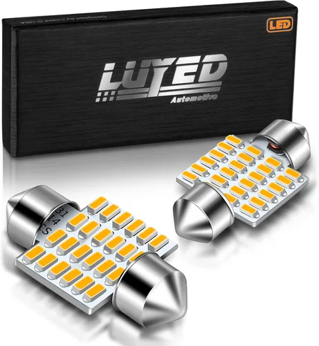 Vista 18 de LUYED DE3175 bombillas LED azules Canbus libres de errores de 1.25 pulgadas DE3021 DE3022 3175 bombillas LED para luces interiores de mapa, domo