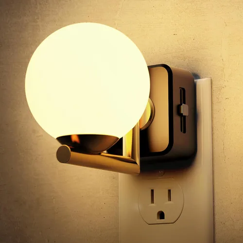 Vista 10 de Luz nocturna para enchufar en la pared, regulable, con sensor crepuscular, 3 colores de luz, blanco suave, blanco frío y ámbar, brillo ajustable