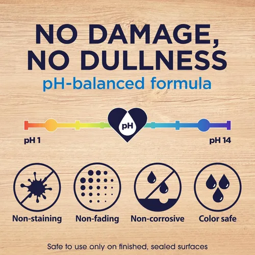 Vista 3 de Pledge Spray limpiador multisuperficie con pH equilibrado para el cuidado diario, aroma cítrico fresco, 25 onzas