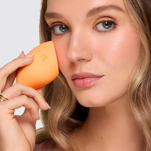 Vista 6 de Real Techniques Miracle - Esponja de tez, esponja de belleza para mezcla de maquillaje y aplicación de base, cobertura completa, herramienta