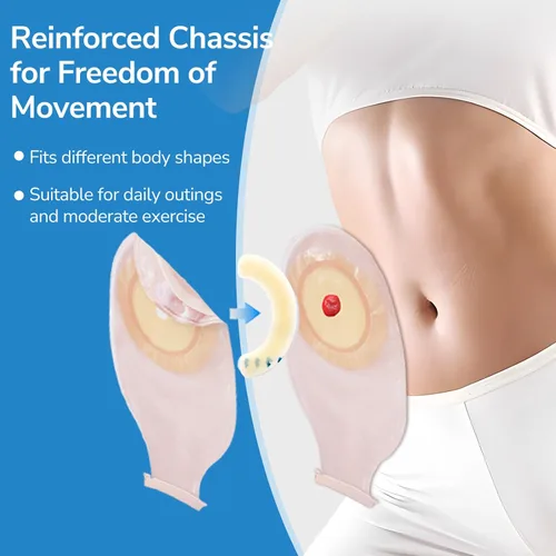 Vista 6 de 20 tiras de barrera para ostomía, tiras de barrera hidrocoloide para la piel, tiras de barrera elástica para bolsa de ostomía, suministros