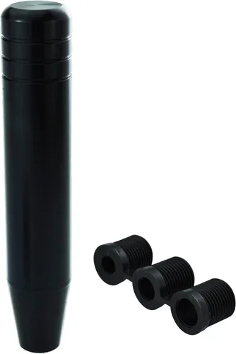 Pomo de palanca de cambios de aleación de aluminio negro, cabeza de palanca de cambios, perilla de palanca de cambios larga para la mayoría de
