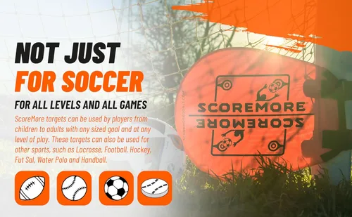 Vista 5 de Objetivos de entrenamiento de portería de fútbol SCOREMORE (2 objetivos)