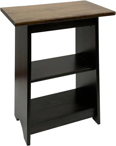 Vista 5 de Peaceful Classics Mesas auxiliares – Mesa auxiliar delgada para decoración de apartamentos, mesas auxiliares duraderas para dormitorio y sala