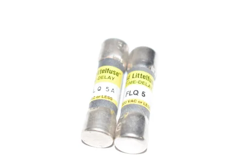 Vista 3 de LITTELFUSE FLQ-5 LITTLEFUSE, FLQ5, fusible, 5AMP, 500V, TIEMPO DELAY Midget