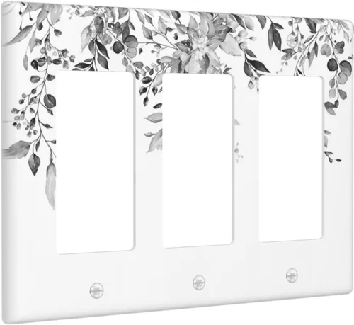 Vista 99 de Abstracto de Lujo Azul Dorado con Brillo de Mármol 1 Gang Cubiertas de Tomacorrientes Dúplex Decorativas Cubiertas de Interruptores de Luz