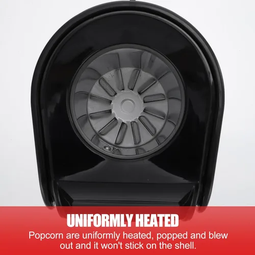 Vista 6 de Automatic Small Popcorn Machine 110v Household Abs Snack Maker for Home Use with US Plug, Compact Air Popcorn Popper Suitable for Kitchen and Family