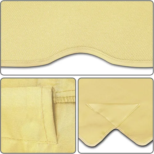 Vista 6 de Strong Camel Cubierta de repuesto para columpio de patio al aire libre (65 x 45 pulgadas, beige)