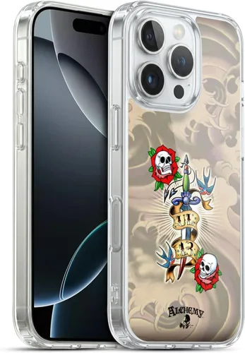 Vista 46 de Head Case Designs Funda de gel con licencia oficial de Alchemy Gothic 13 Dagger Illustration [protección de grado militar] compatible con Apple