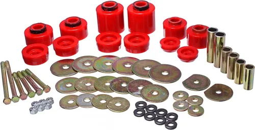 Energy Suspension 4.4123R Juego de bujes de montaje en cuerpo, 1 paquete