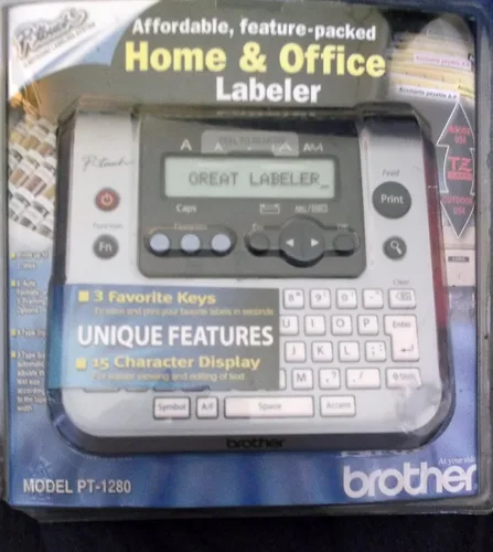 Brother PT-1280 P-Touch Sistema de etiquetado electrónico